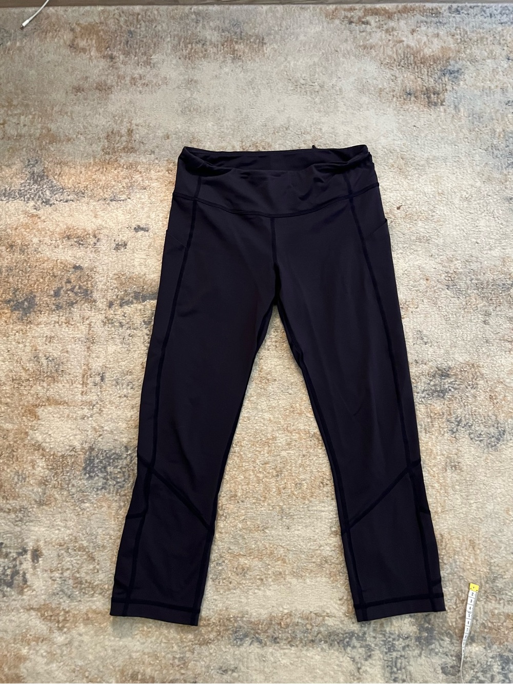 Navy Blue Lululemon Capri Leggings, size